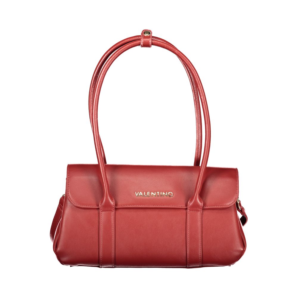 Red Polyurethane Woman Bag