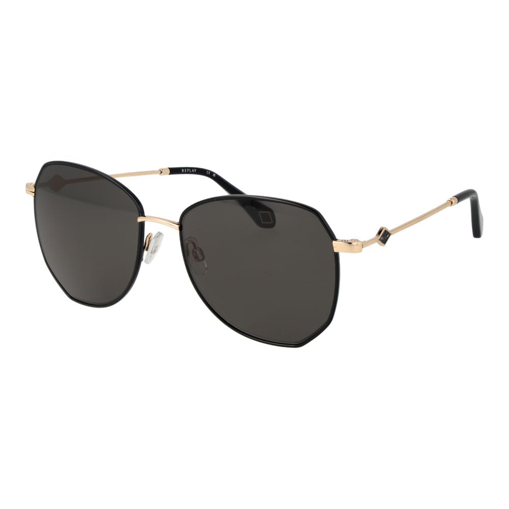 Black Metal Sunglasses