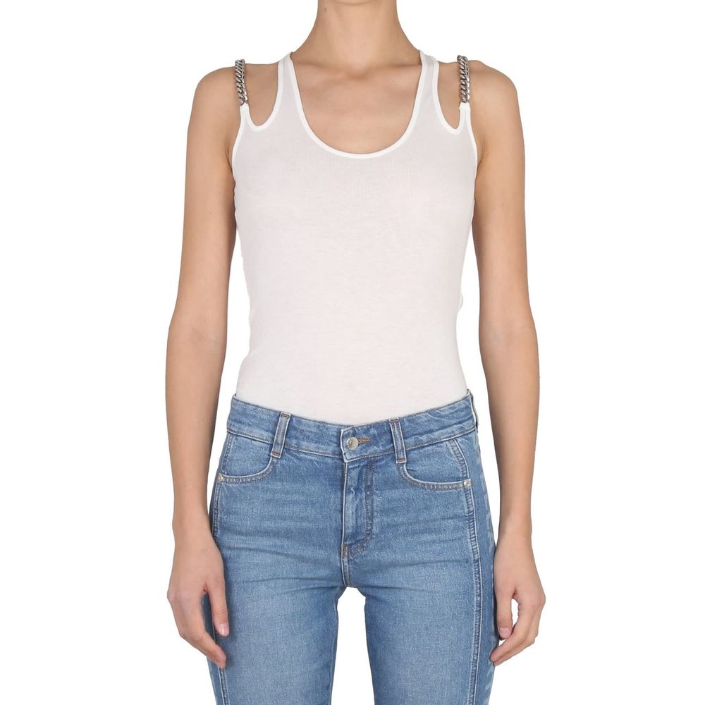 White Cotton Tank Tops