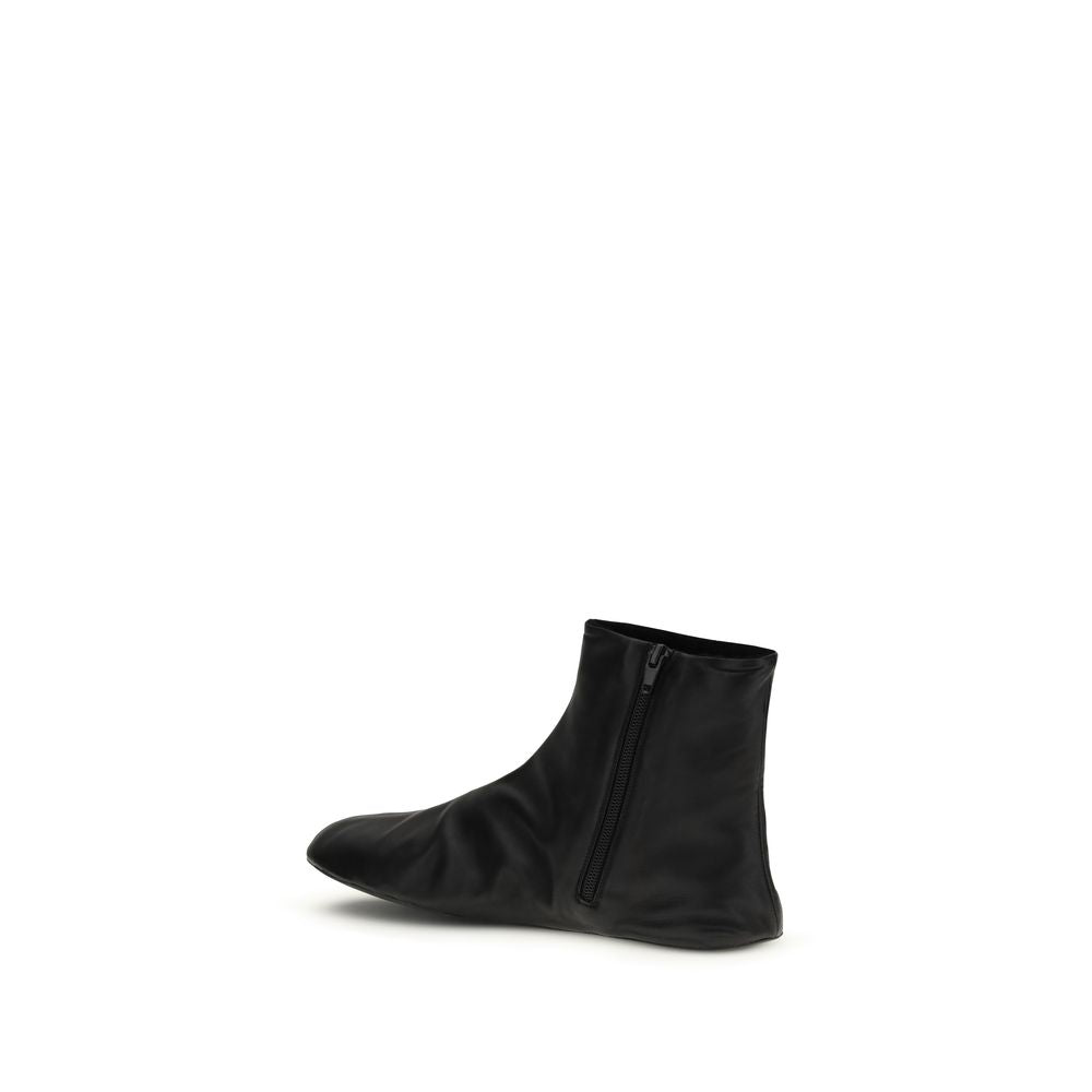 Black Lamb Ovis Aries Ankle Boots