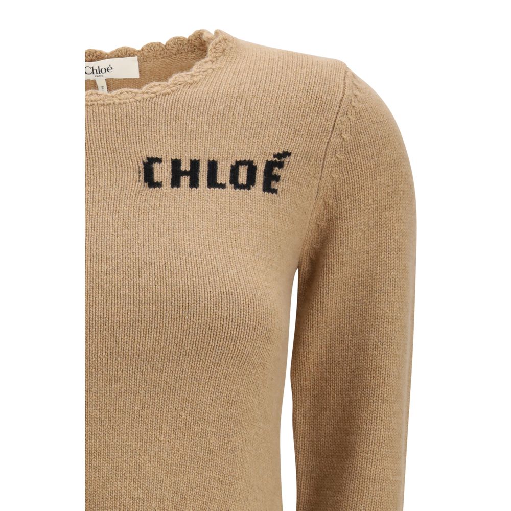 Brown Wool Sweatshirt