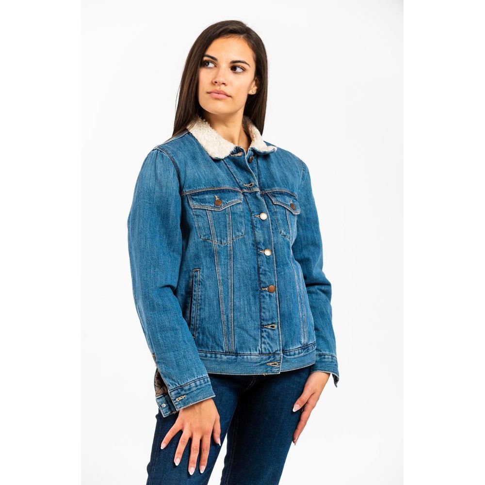 Blue Cotton Denim Jacket