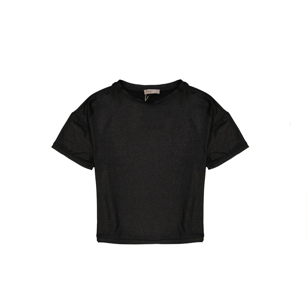 Black Elastane T-Shirt