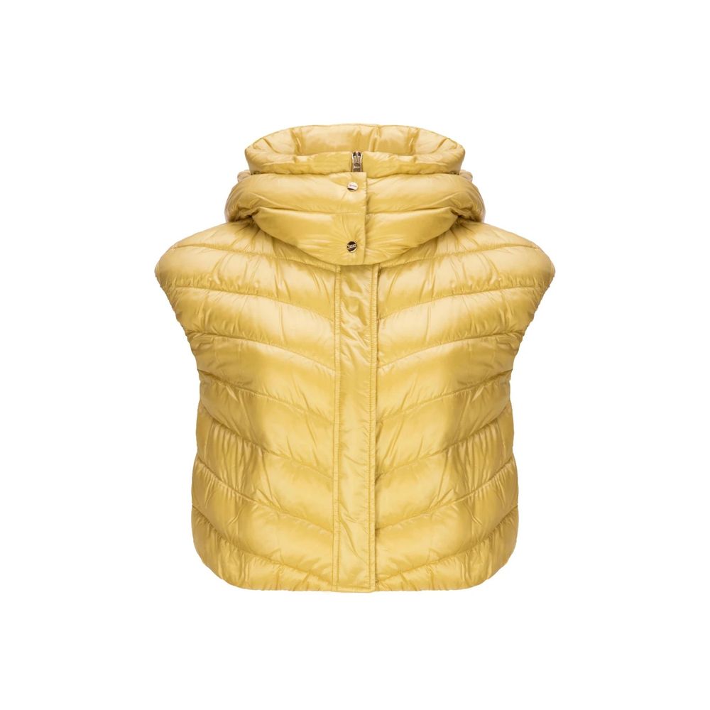 Bicolor Polyamide Sleeveless Jacket