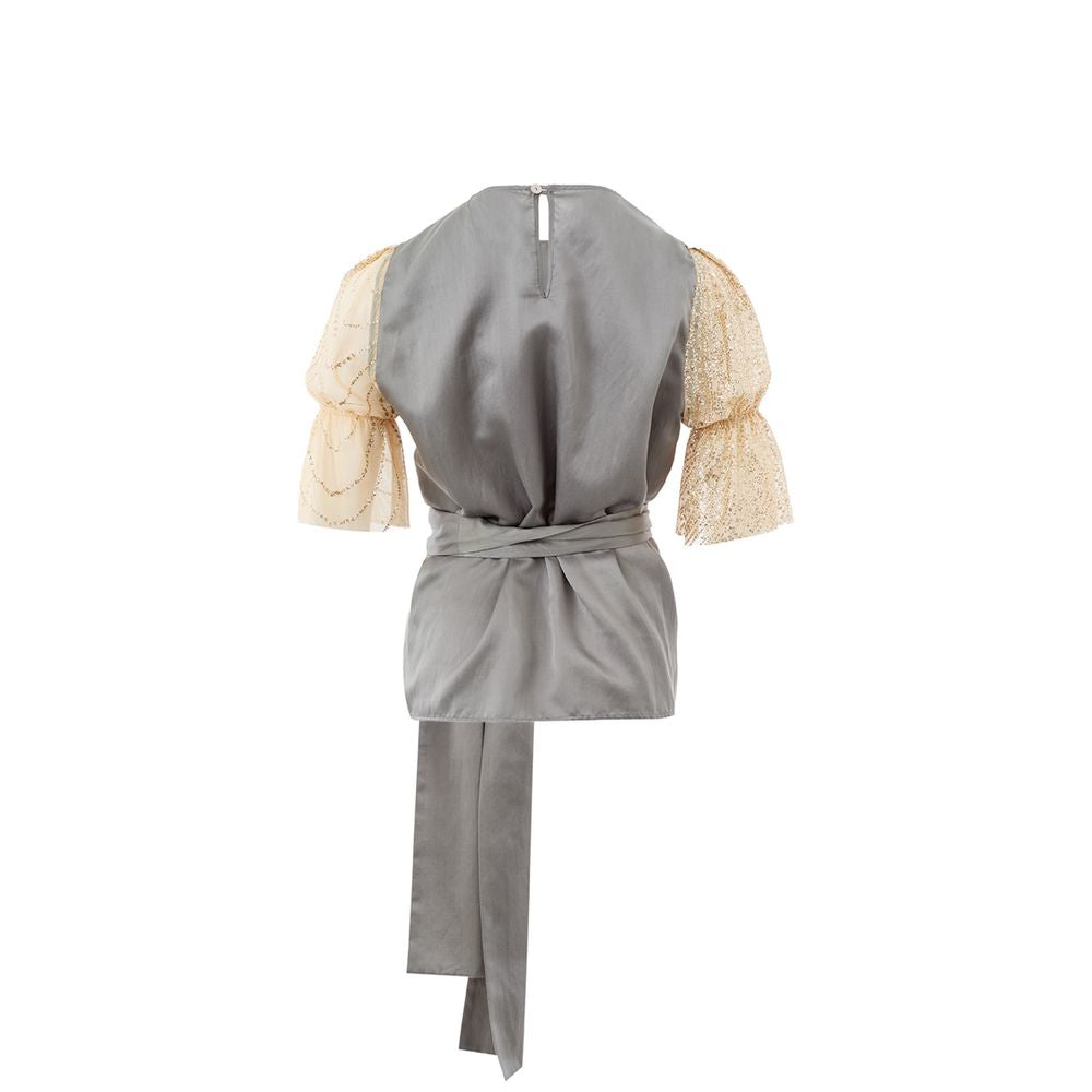 Multicolor Textile Top Sleepwear