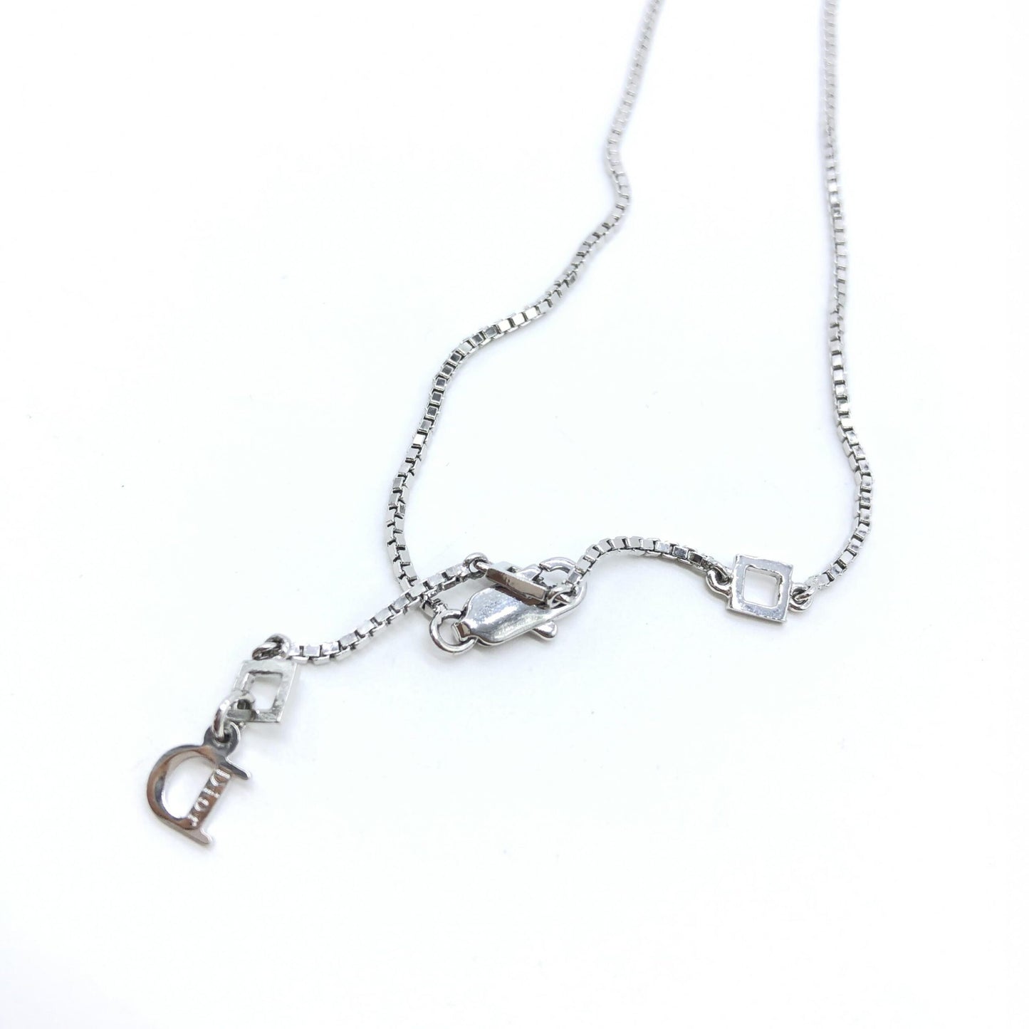 Dior 925 Sterling Silver Antique Art Deco Howard & Co. "Port" Necklace