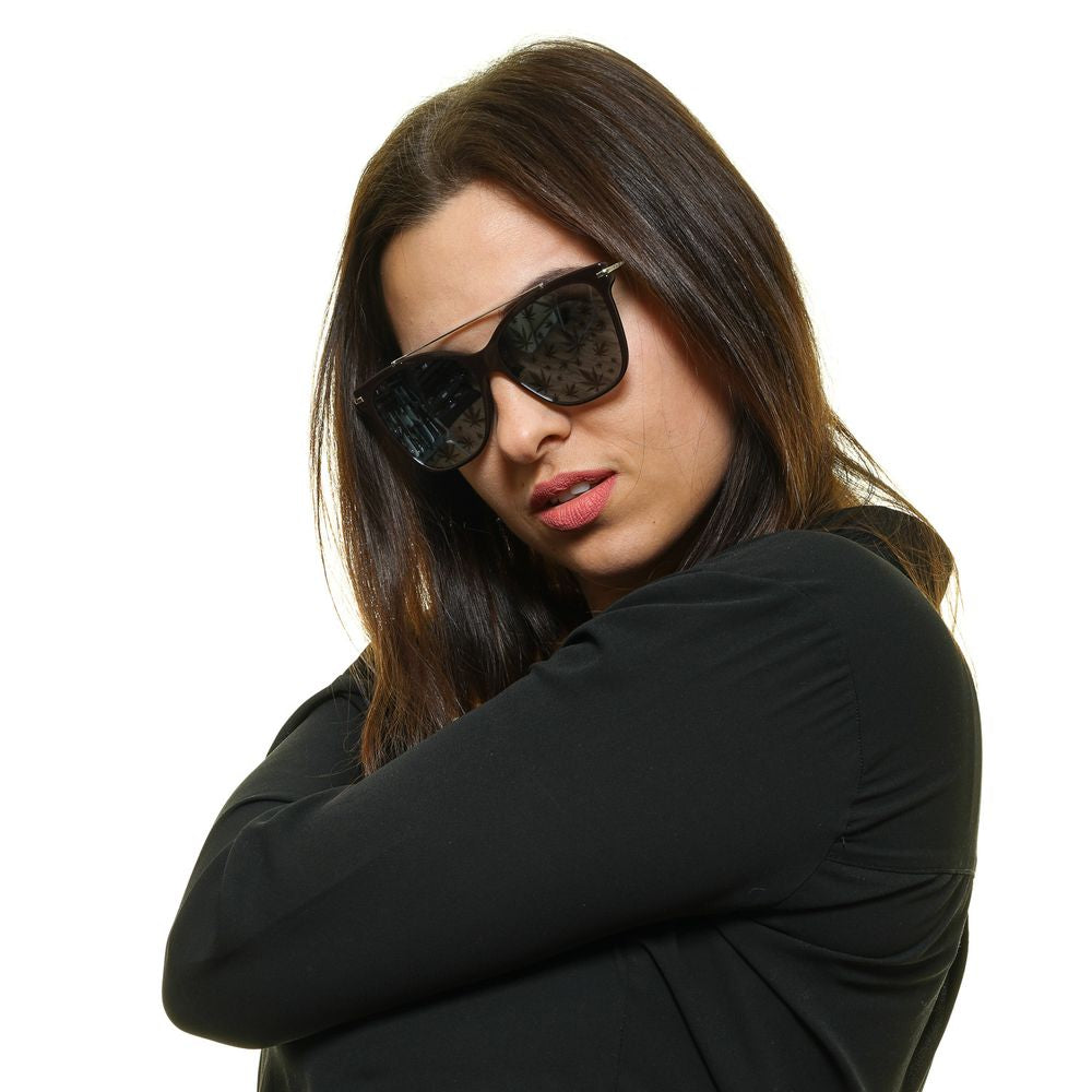 Brown Metal & Plastic Sunglasses