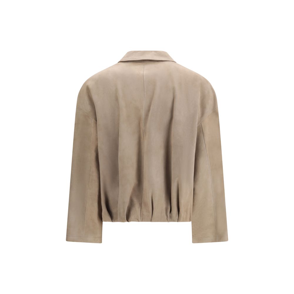 Beige Lamb Ovis Aries Jacket