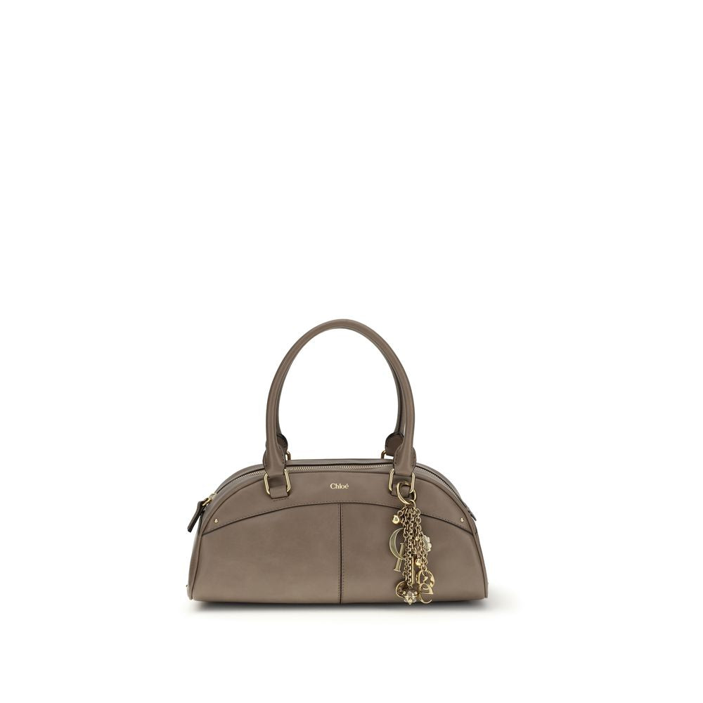 Gray Calf Leather Bos Taurus Handbag