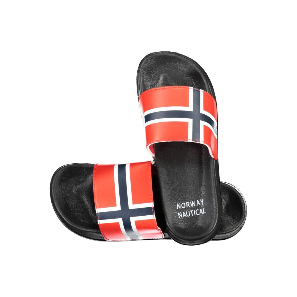 Black Plastic Men's Slipper