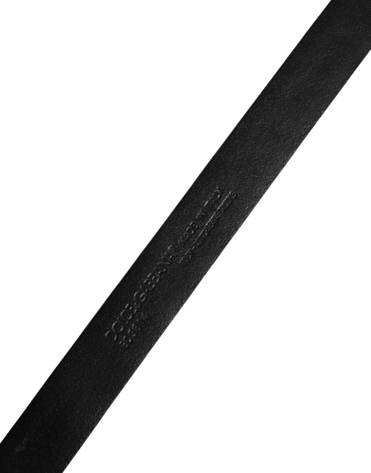 Men Black Exotic Leather Metal Buckle Belt
