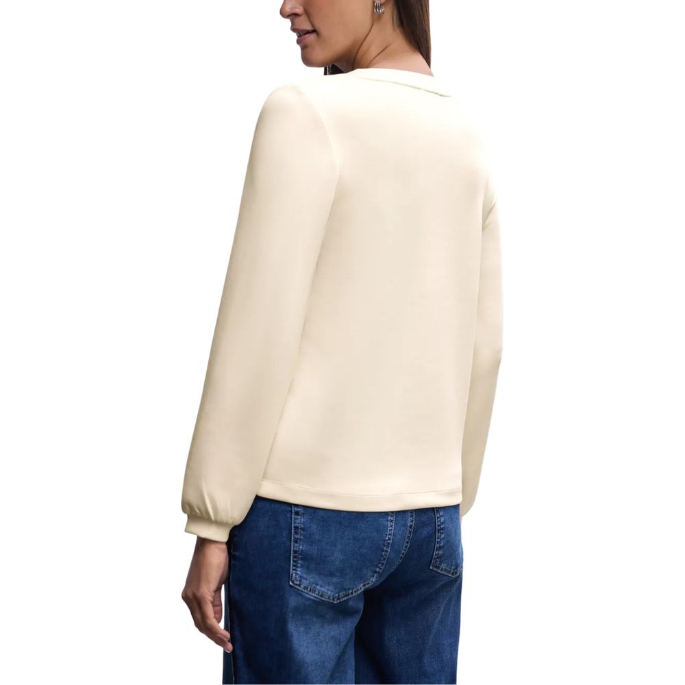 Beige Modal Sweatshirt