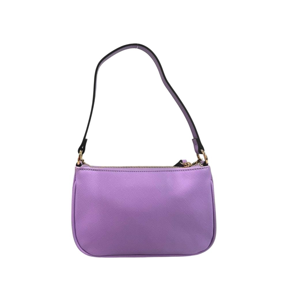 Purple PU Women Shoulder Bag