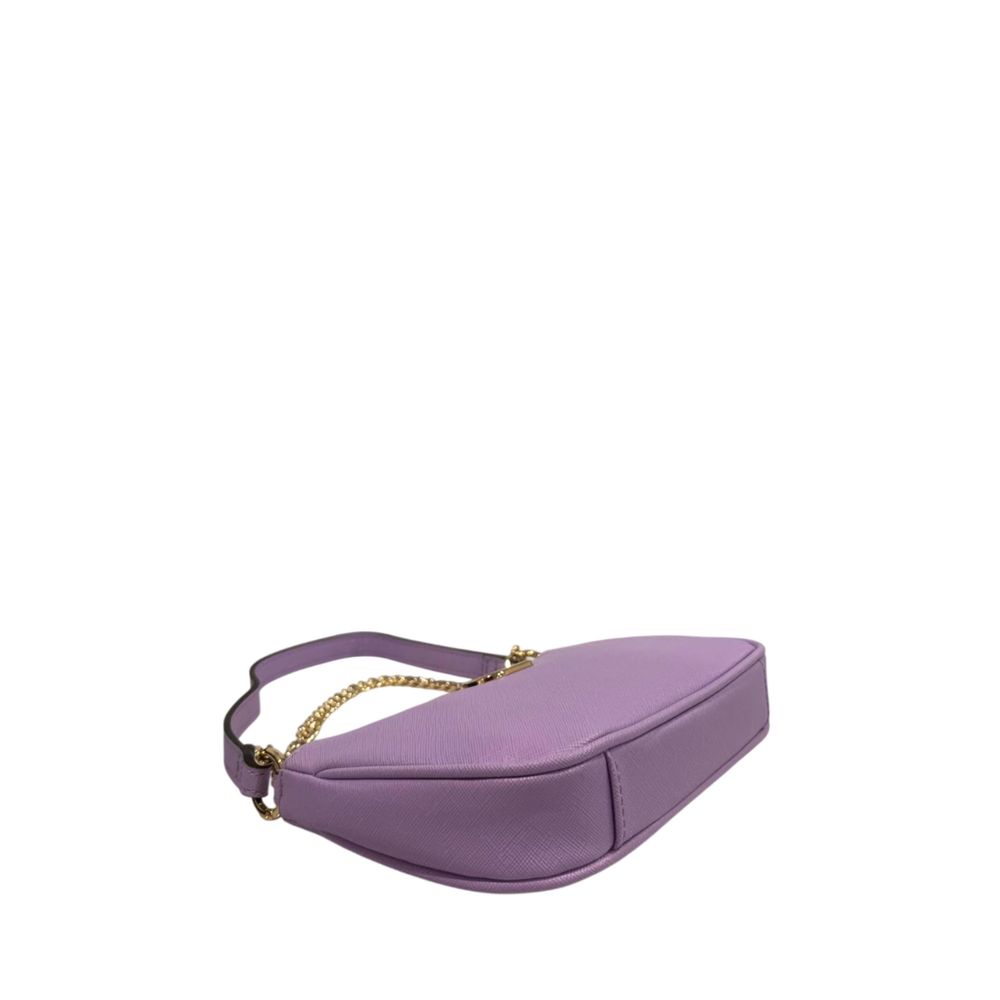 Purple PU Women Shoulder Bag