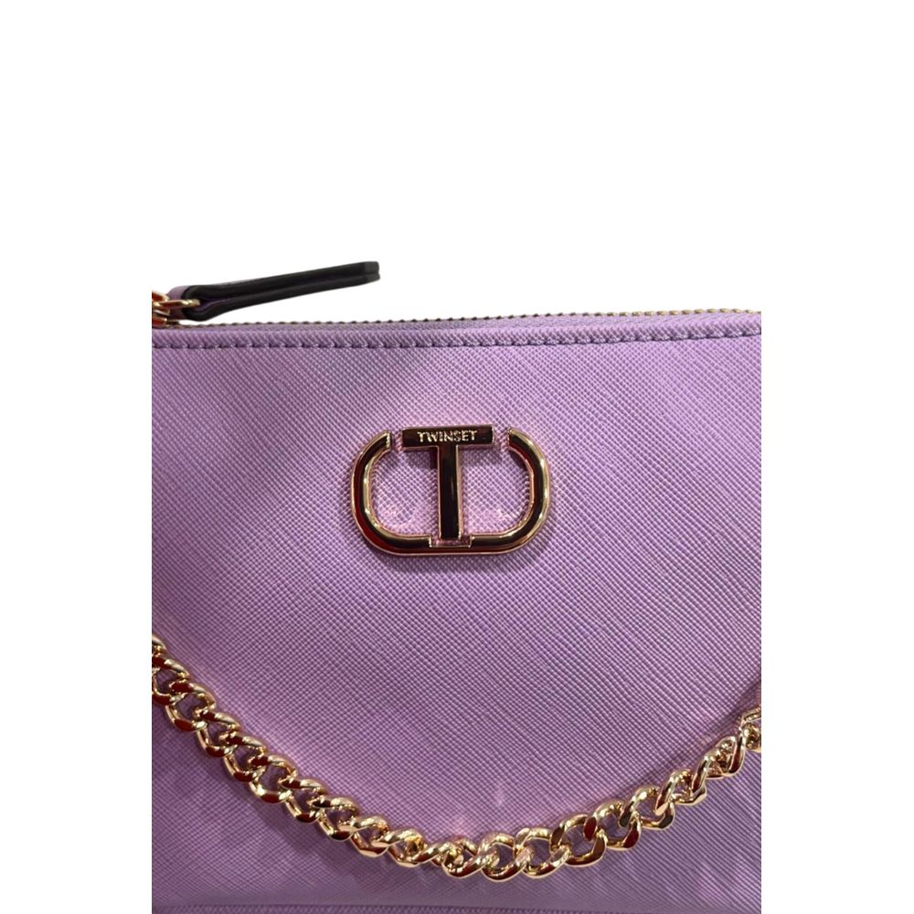 Purple PU Women Shoulder Bag