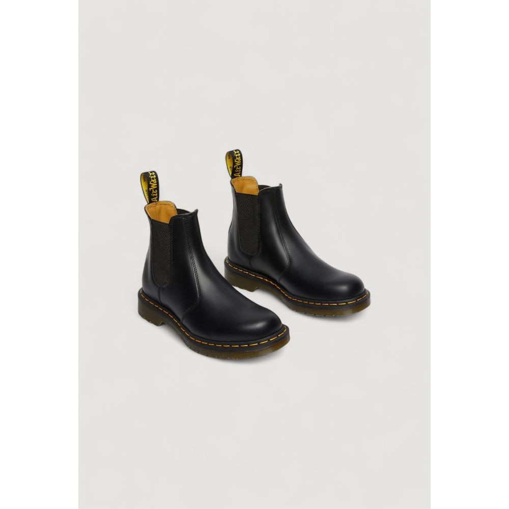 Black Leather Ankle Boots