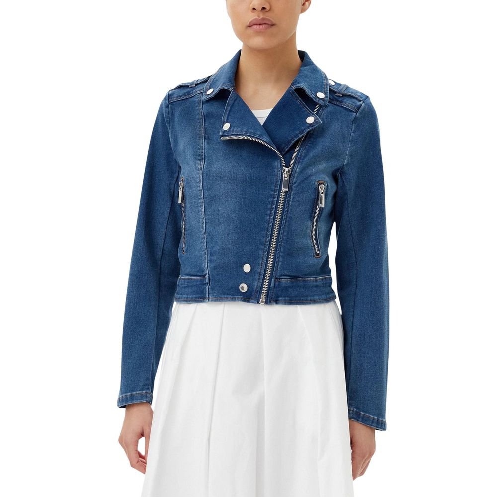 Blue Cotton Denim Jacket