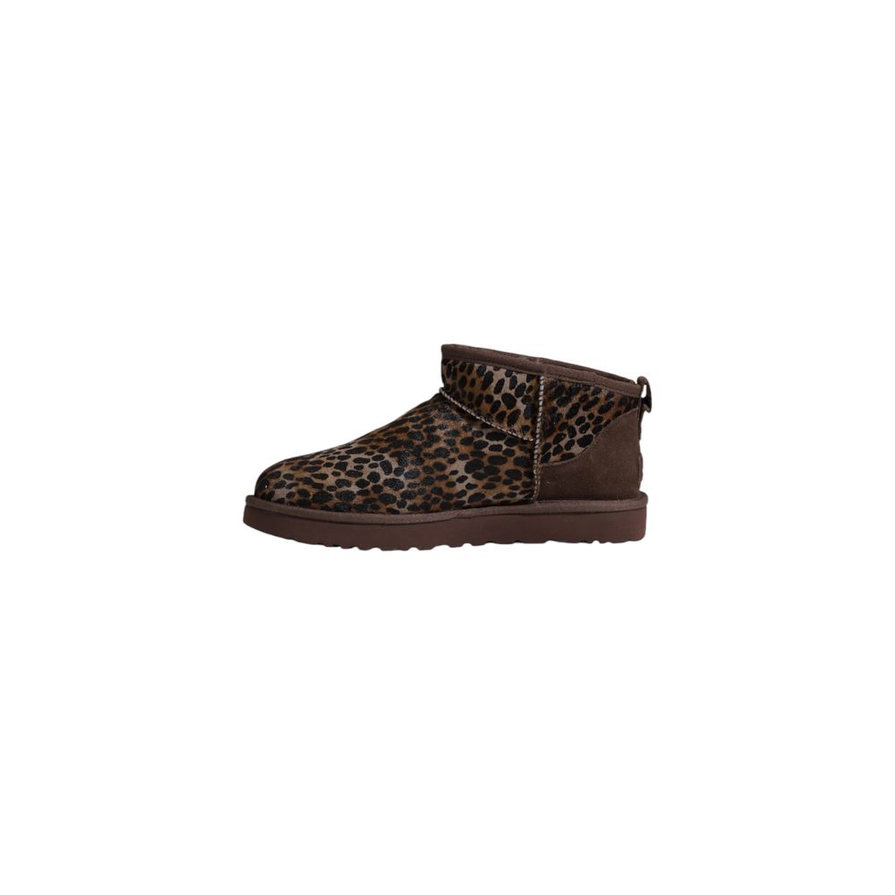 Brown Suede Leather Ankle Boots