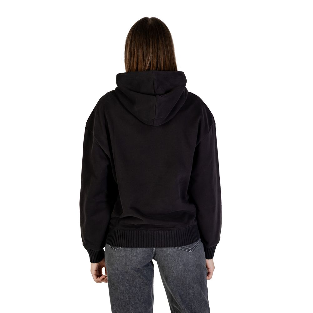 Black Cotton Hoodie