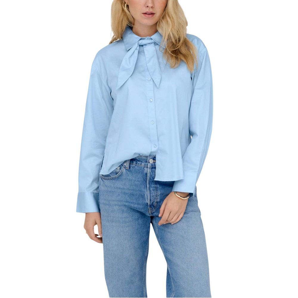 Blue Cotton Blouse