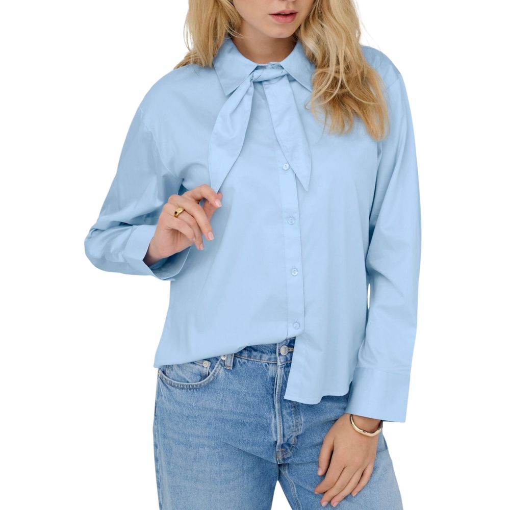 Blue Cotton Blouse