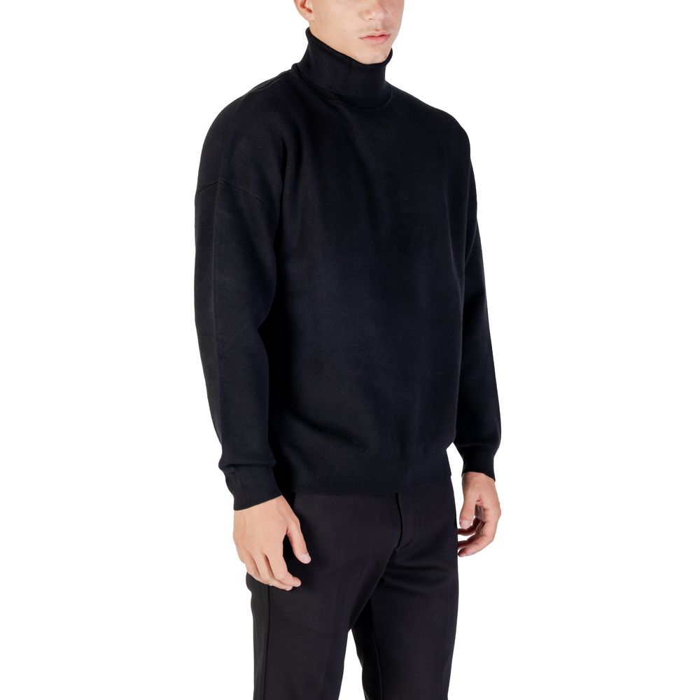 Black Viscose Sweatshirt
