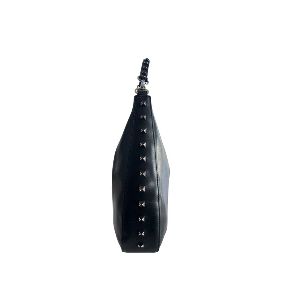 Black PU Women Shoulder Bag