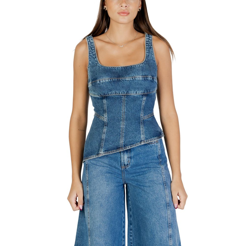 Blue Cotton Top