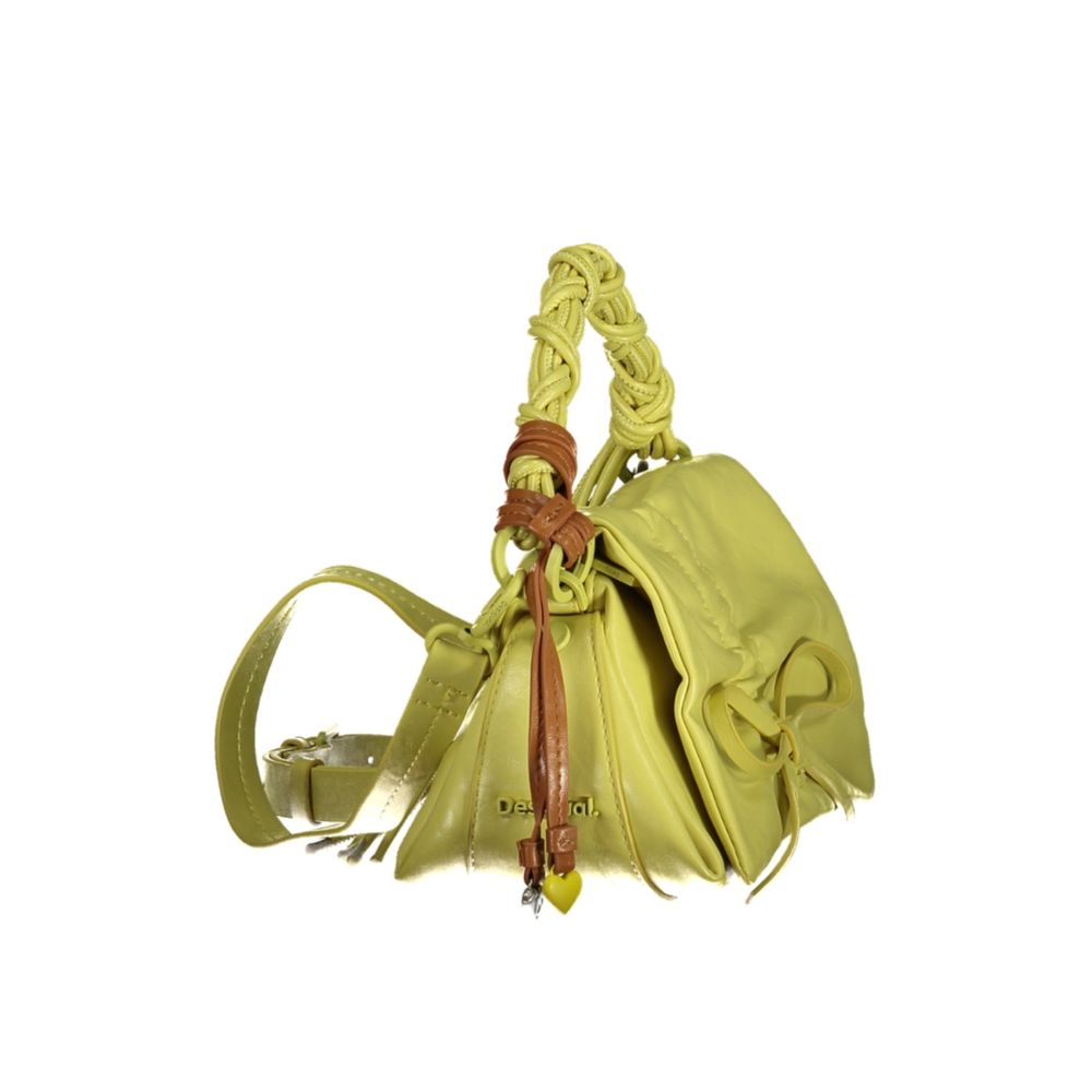 Giallo Polyurethane Women's Handbag