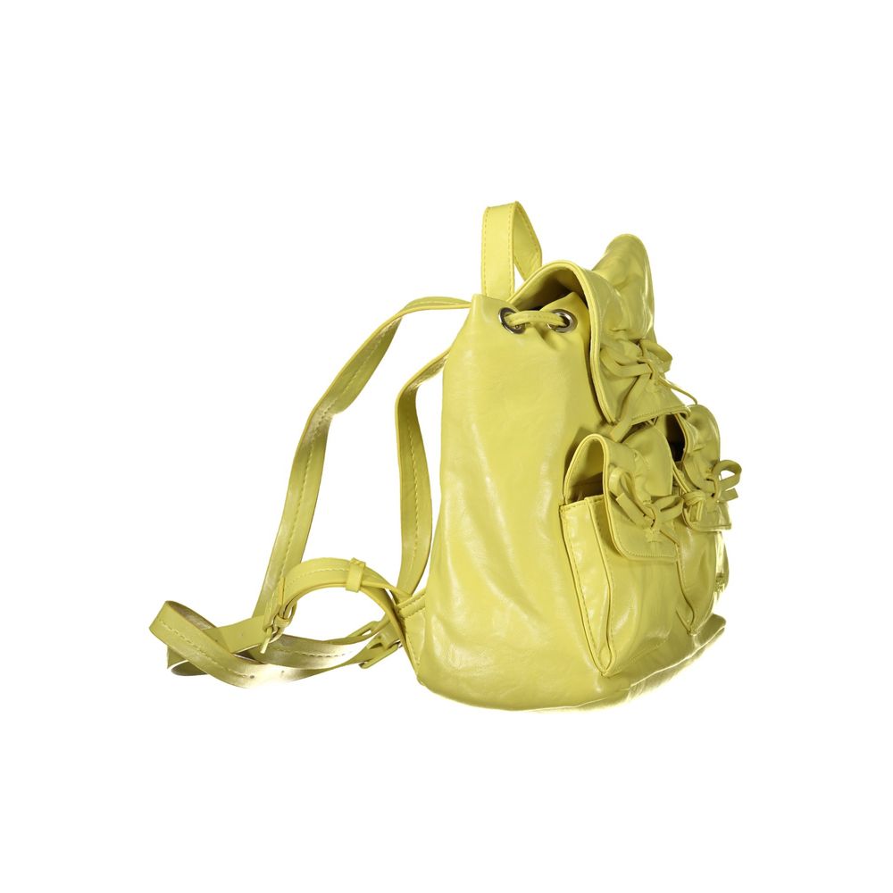 Giallo Polyurethane Women Backpack