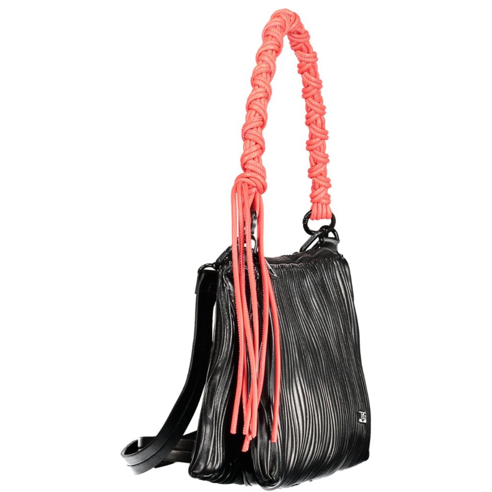 Nero Poliuretano Women Handbag