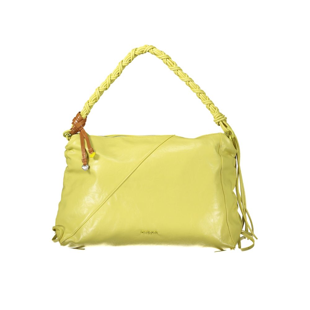 Giallo Polyurethane Women Handbag