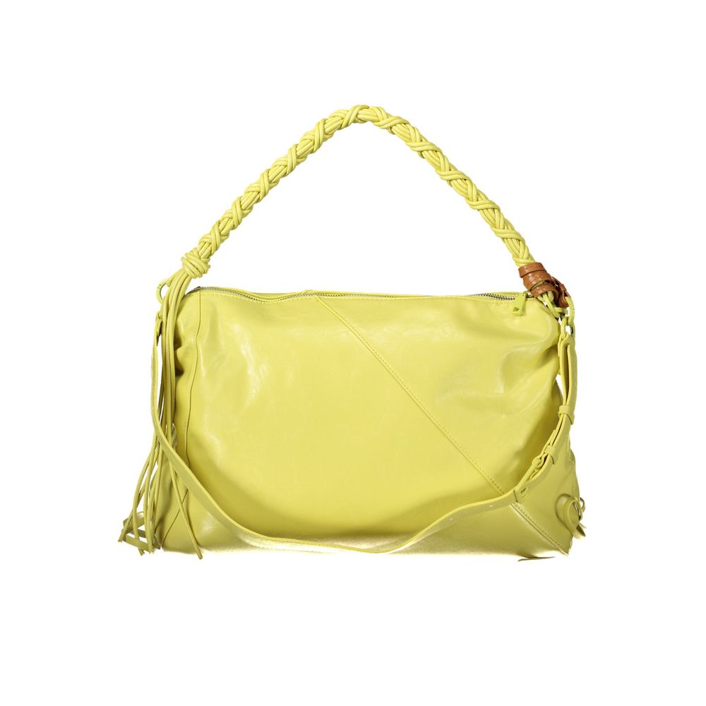 Giallo Polyurethane Women Handbag