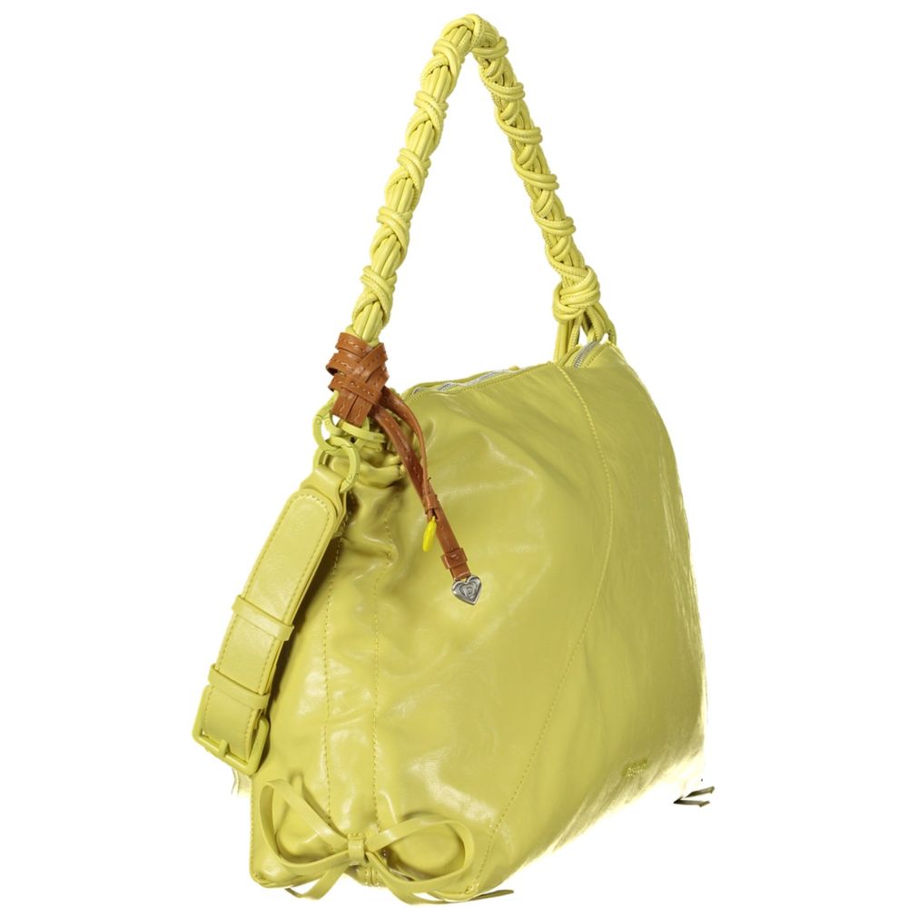 Giallo Polyurethane Women Handbag