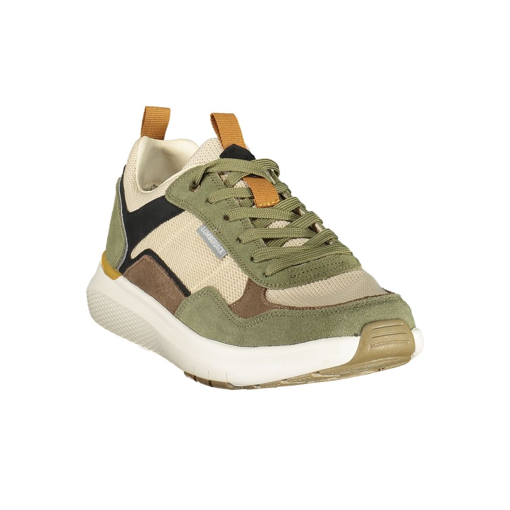 Verde Poliuretano Men Sneaker