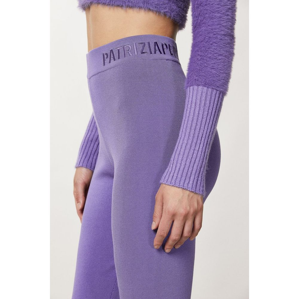 Purple Lyocell Leggings