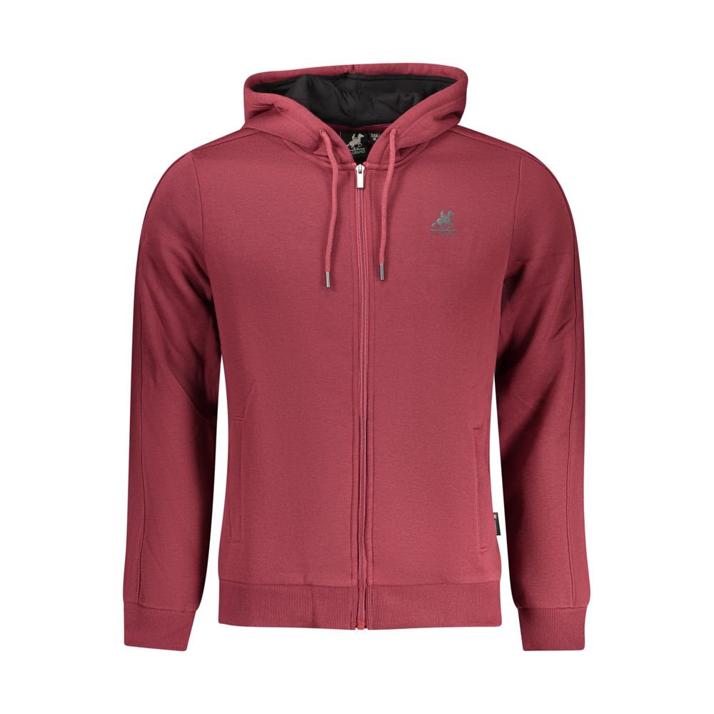 Red Cotton Men's Sweatshirt