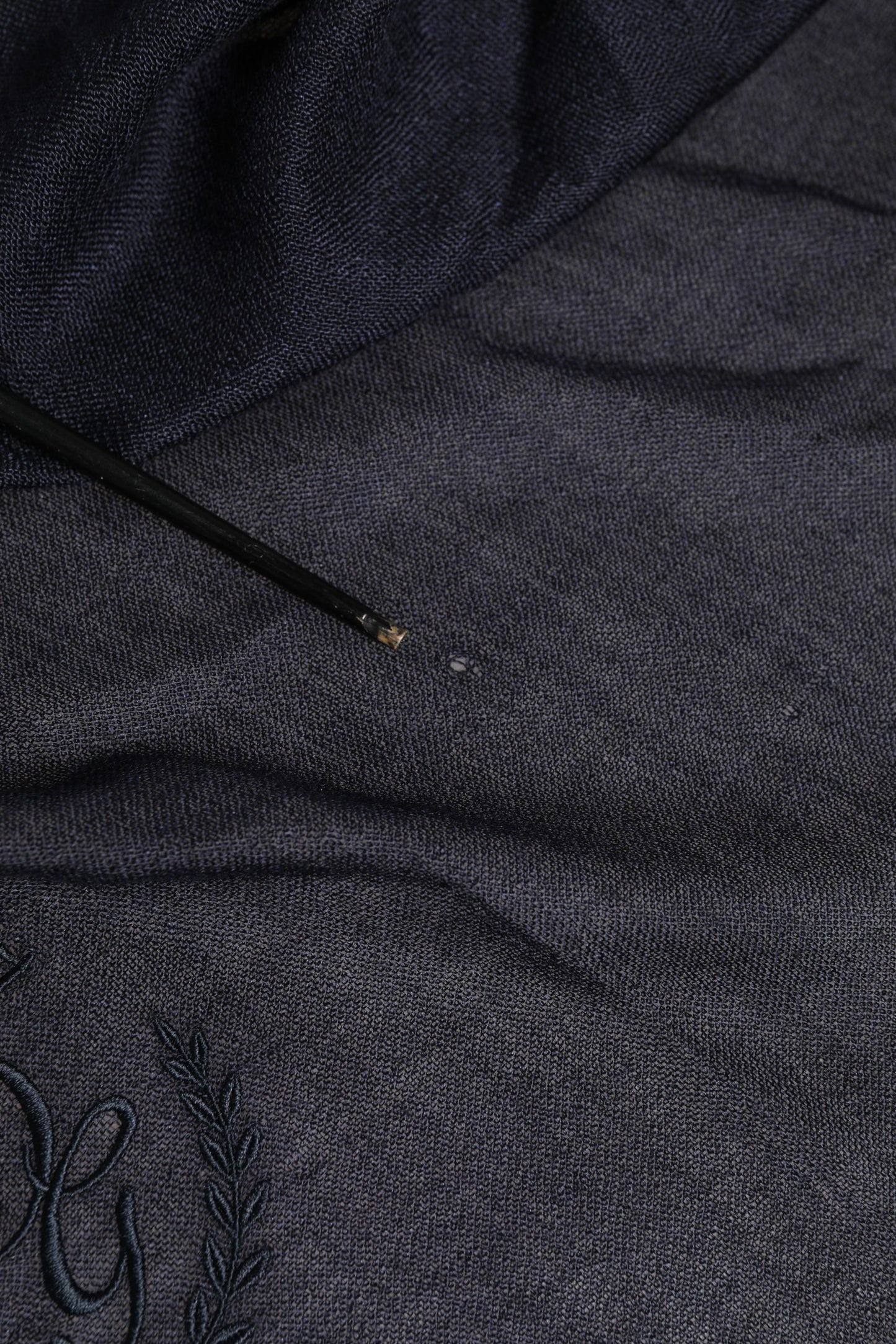 Blue Cashmere Fringes Wrap Foulard 70cm x 200cm Scarf Men