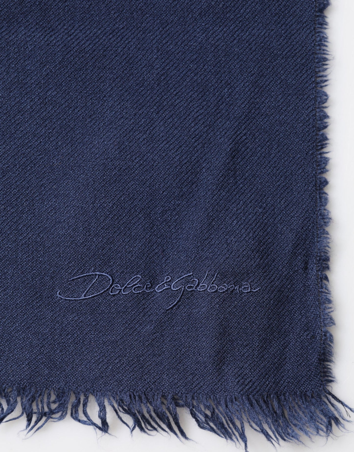 Blue Cashmere Fringes Wrap Foulard 70cm x 200cm Scarf Men