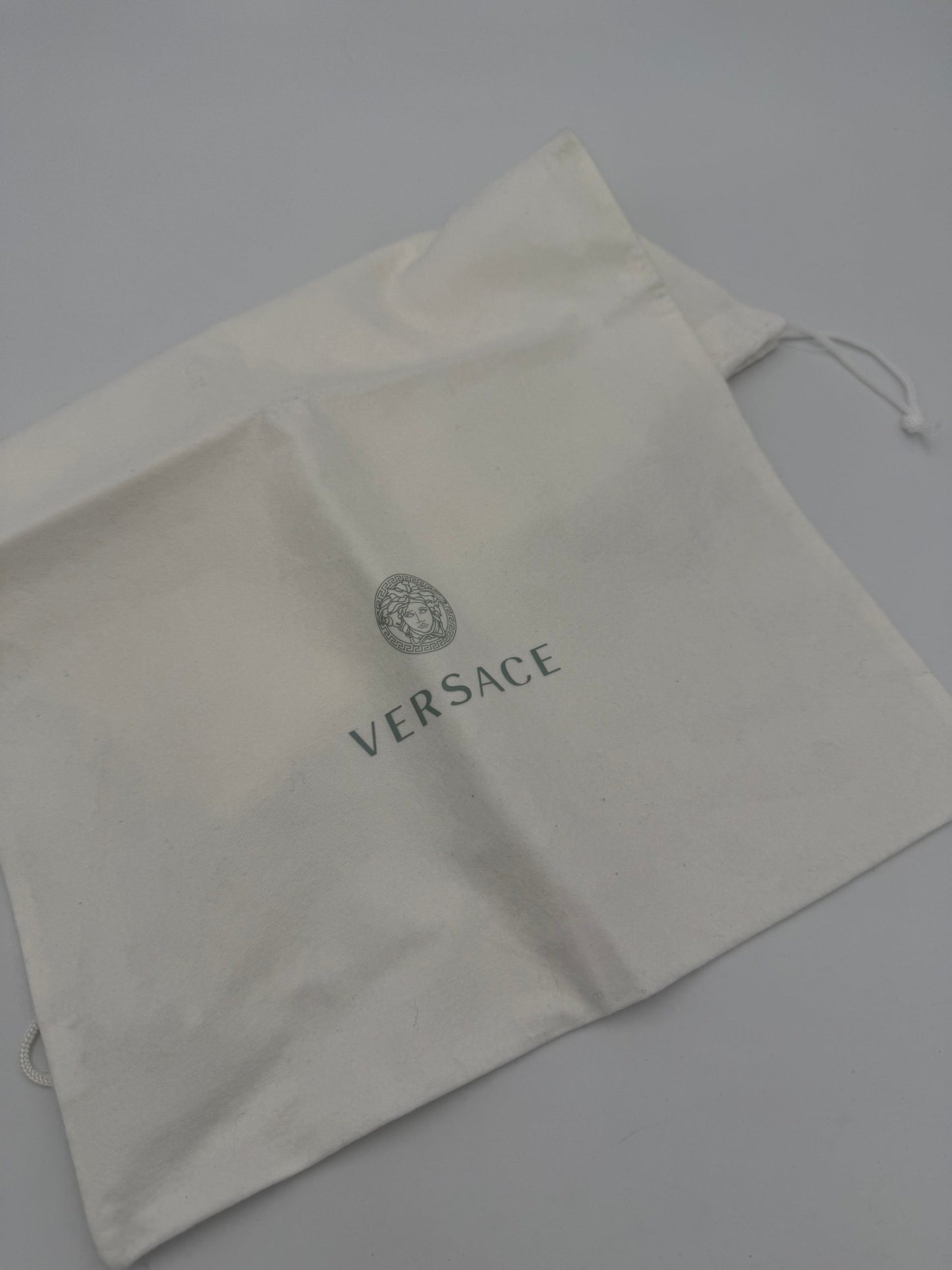 VERSACE LA MEDUSA Signature Leather Clutch
