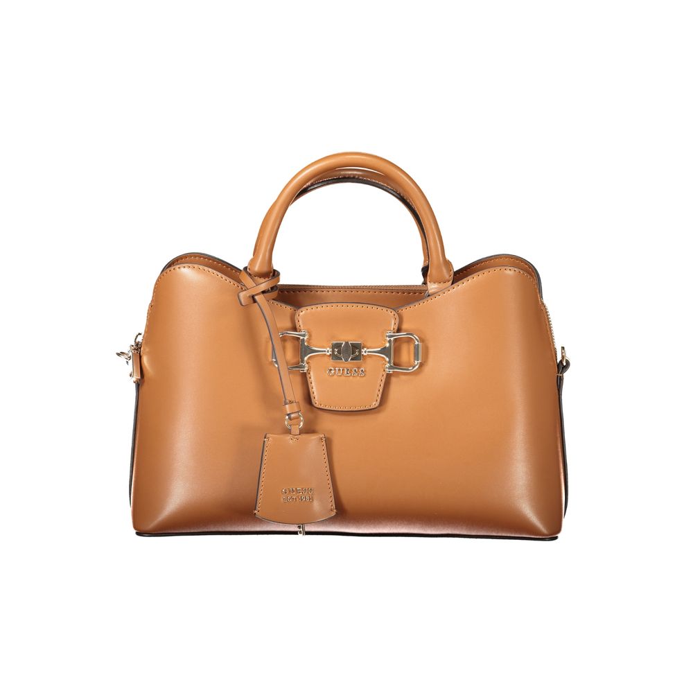 Marrone Poliuretano Women Handbag