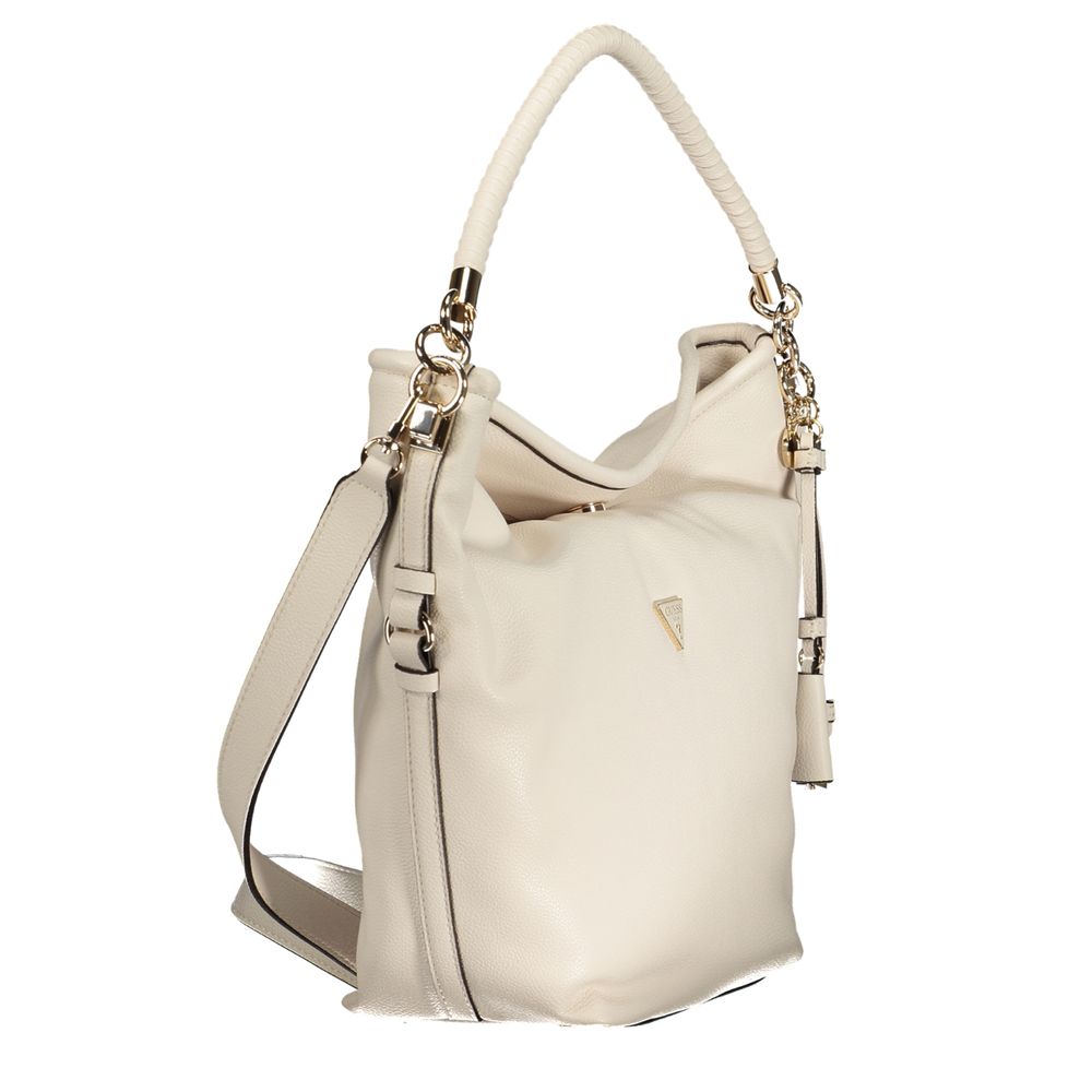 Black Polyurethane Women Handbag
