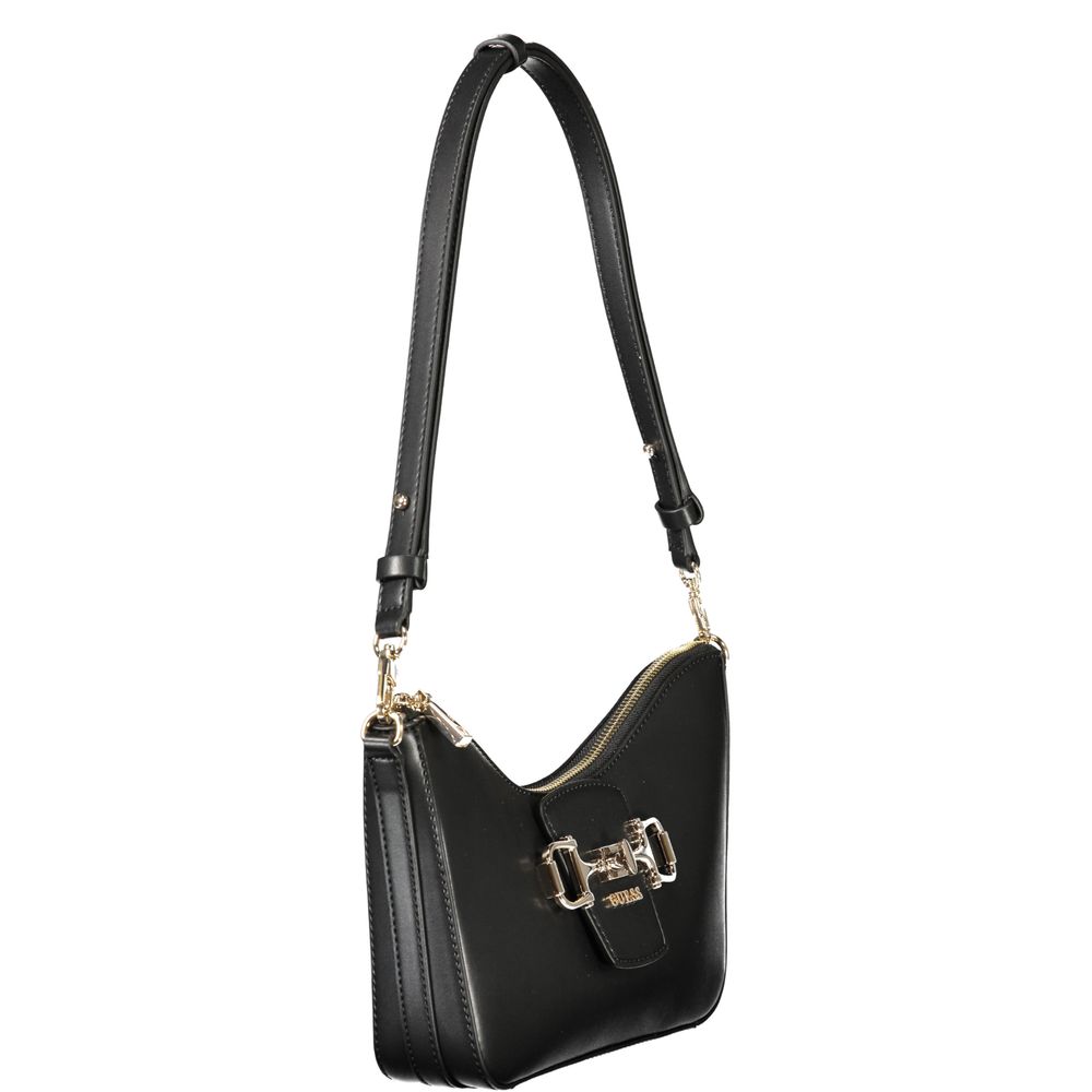 Beige Polyurethane Women Handbag