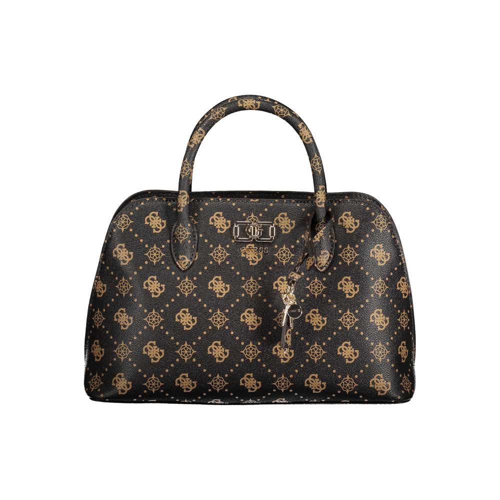 Marrone Polyurethane Woman Handbag