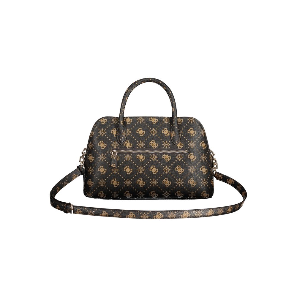 Marrone Polyurethane Woman Handbag