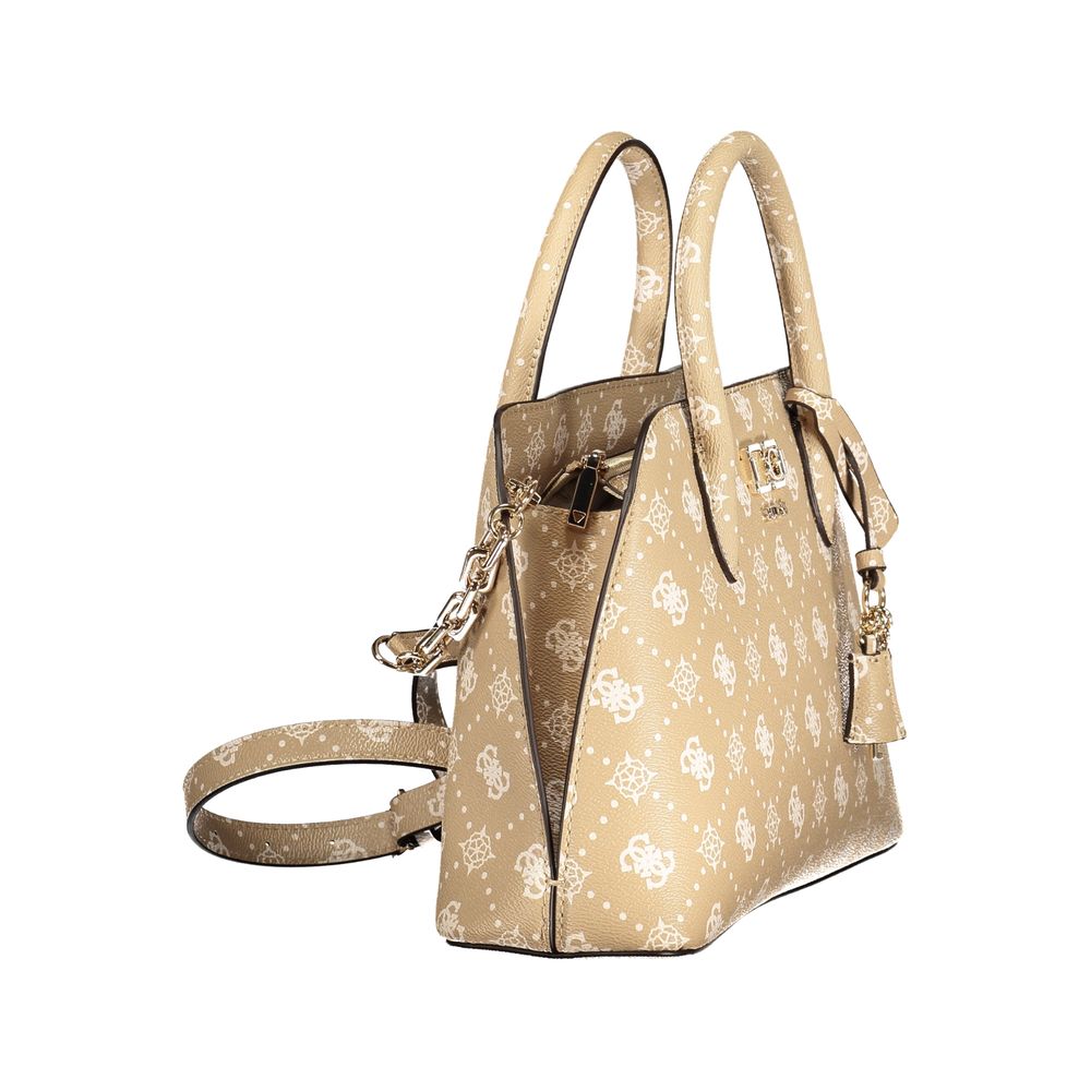 Black Polyurethane Women Shoulder Bag