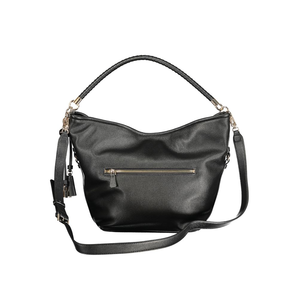 Nero Polyurethane Women Shoulder Bag