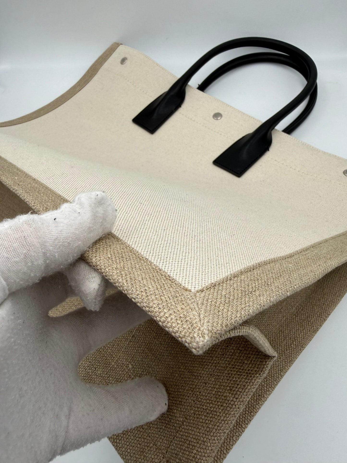 SAINT LAURENT Rive Gauche Large Tote Bag