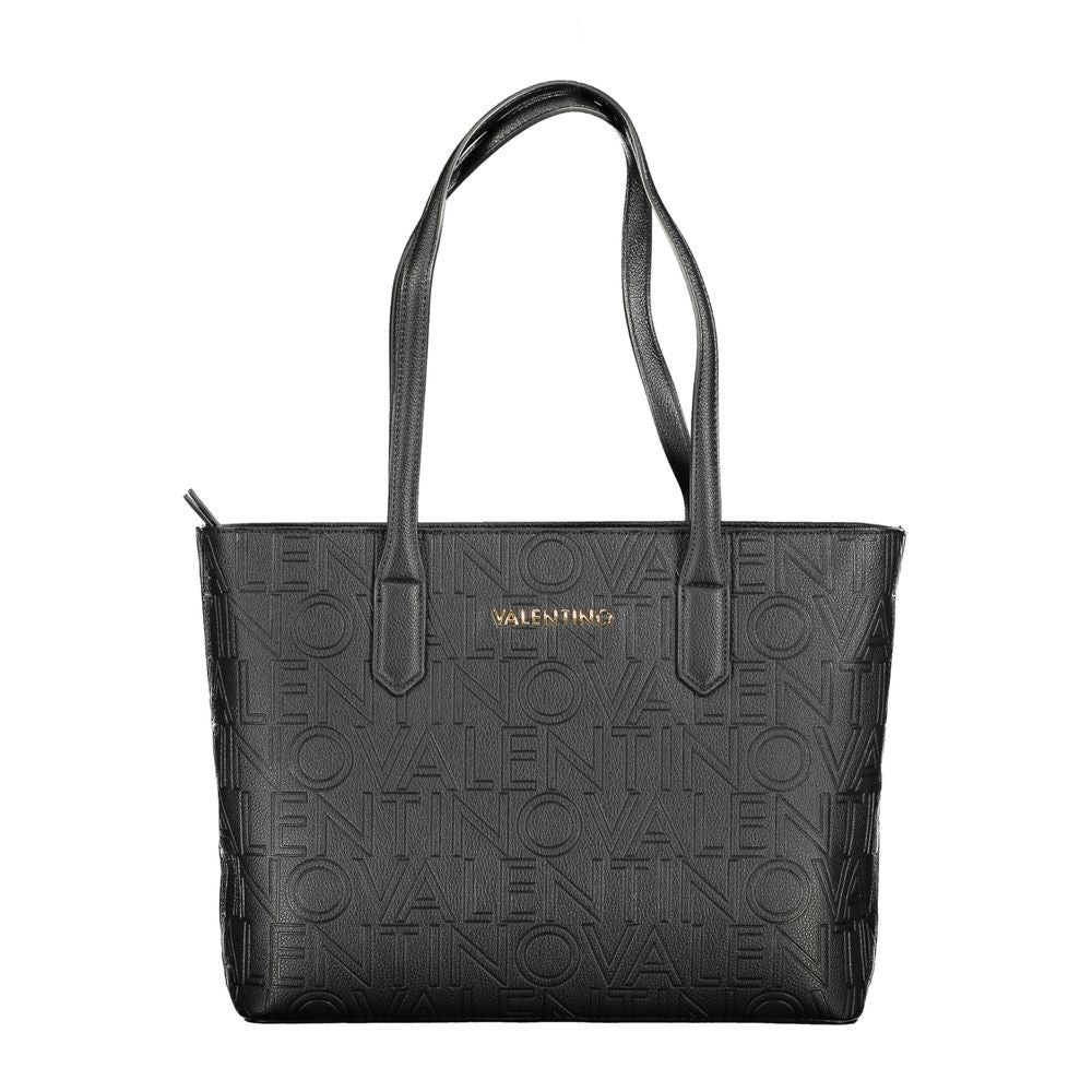 Black Polyurethane Women's Bag