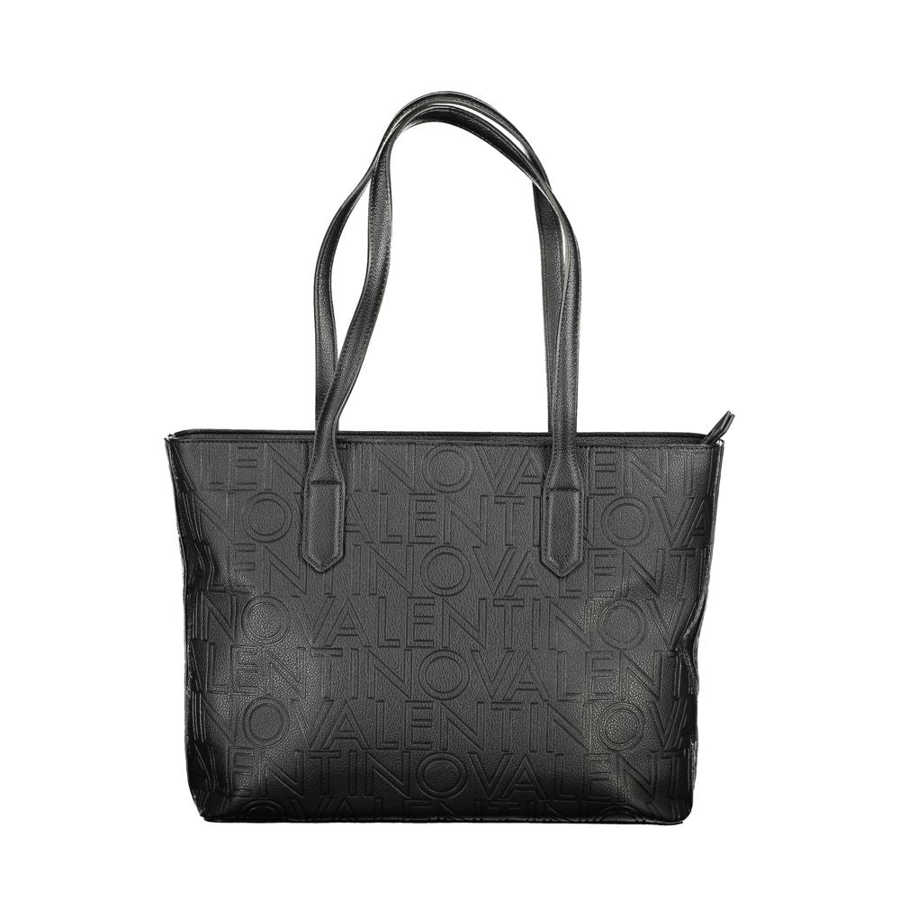 Black Polyurethane Women's Bag